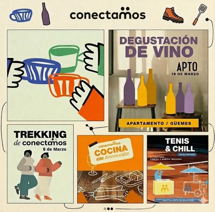 Del cafecito al trekking: Cómo gestionar una agenda de eventos infinita