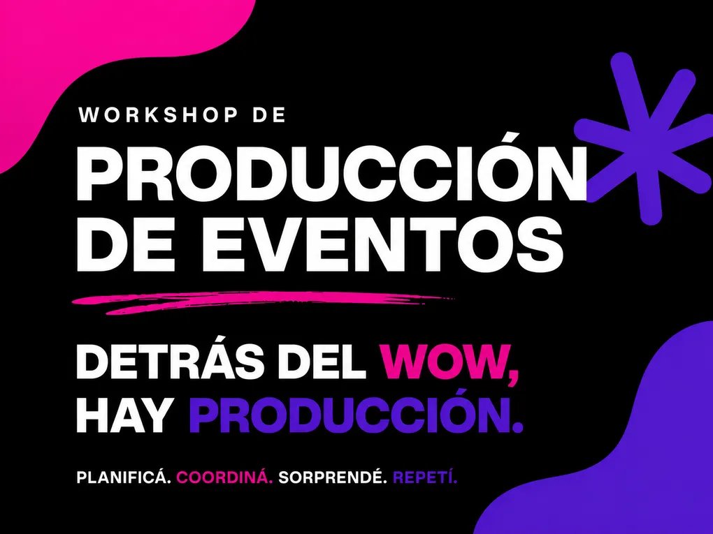 Imagen destacada de: Primera edición del workshop de producción de eventos